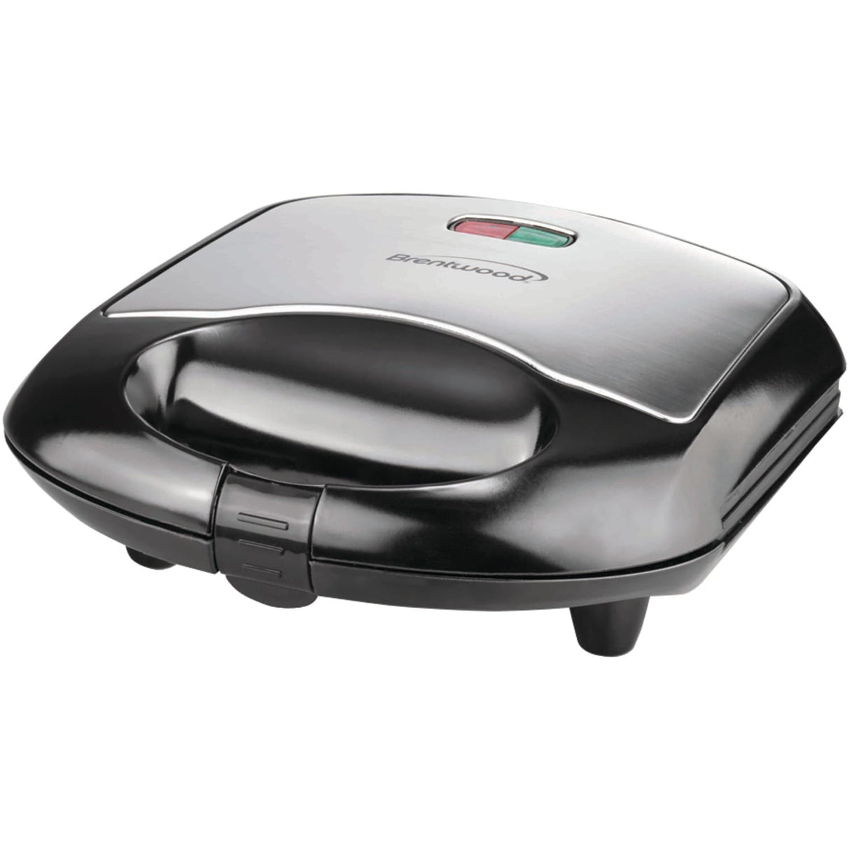Brentwood Nonstick Compact Dual Sandwich Maker, Black