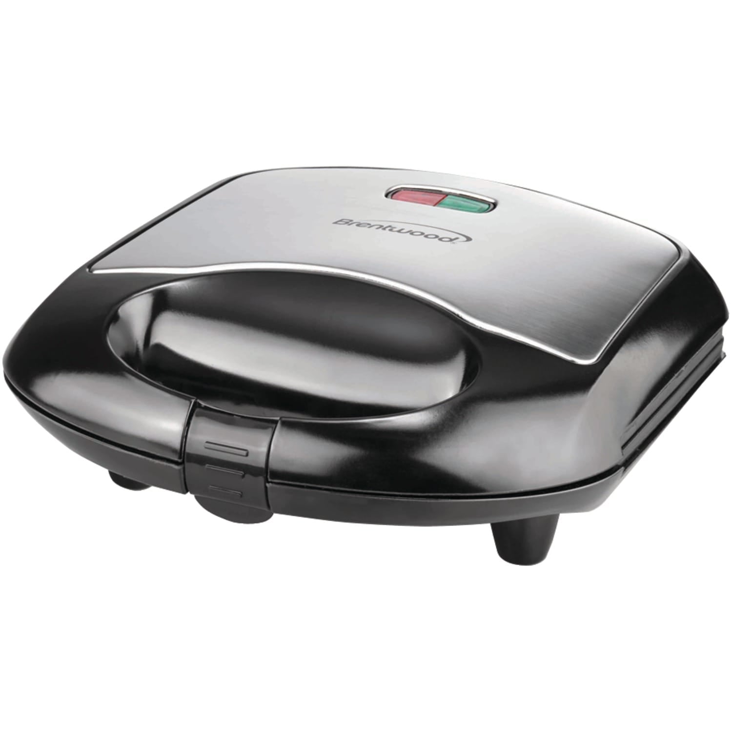 Brentwood Nonstick Compact Dual Sandwich Maker, Black