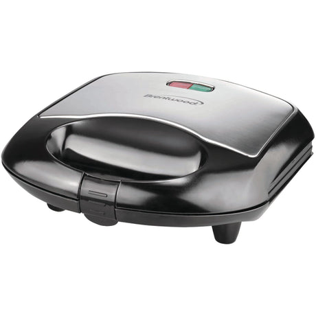 Brentwood Nonstick Compact Dual Sandwich Maker, Black