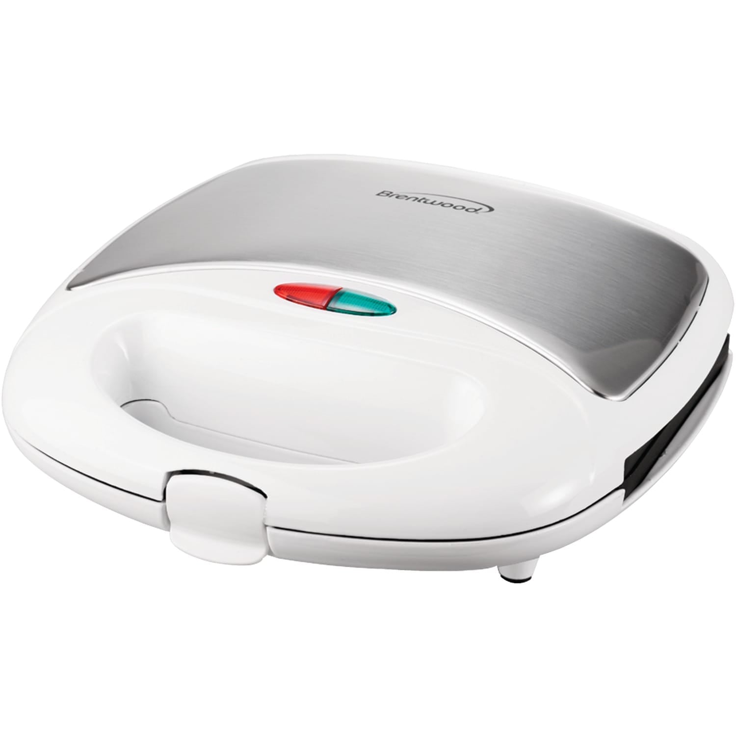 Brentwood Nonstick Compact Dual Sandwich Maker, White