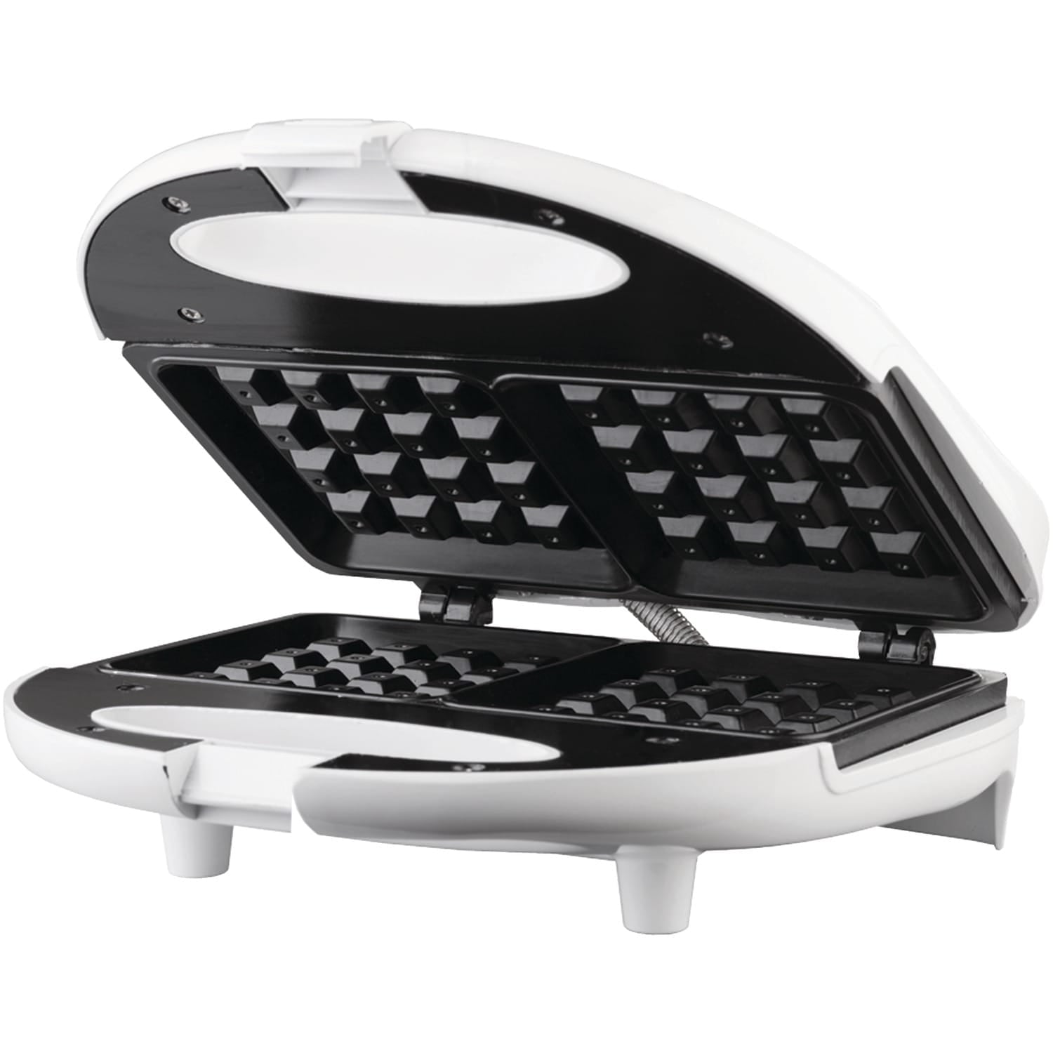 Brentwood Nonstick Dual Waffle Maker, White