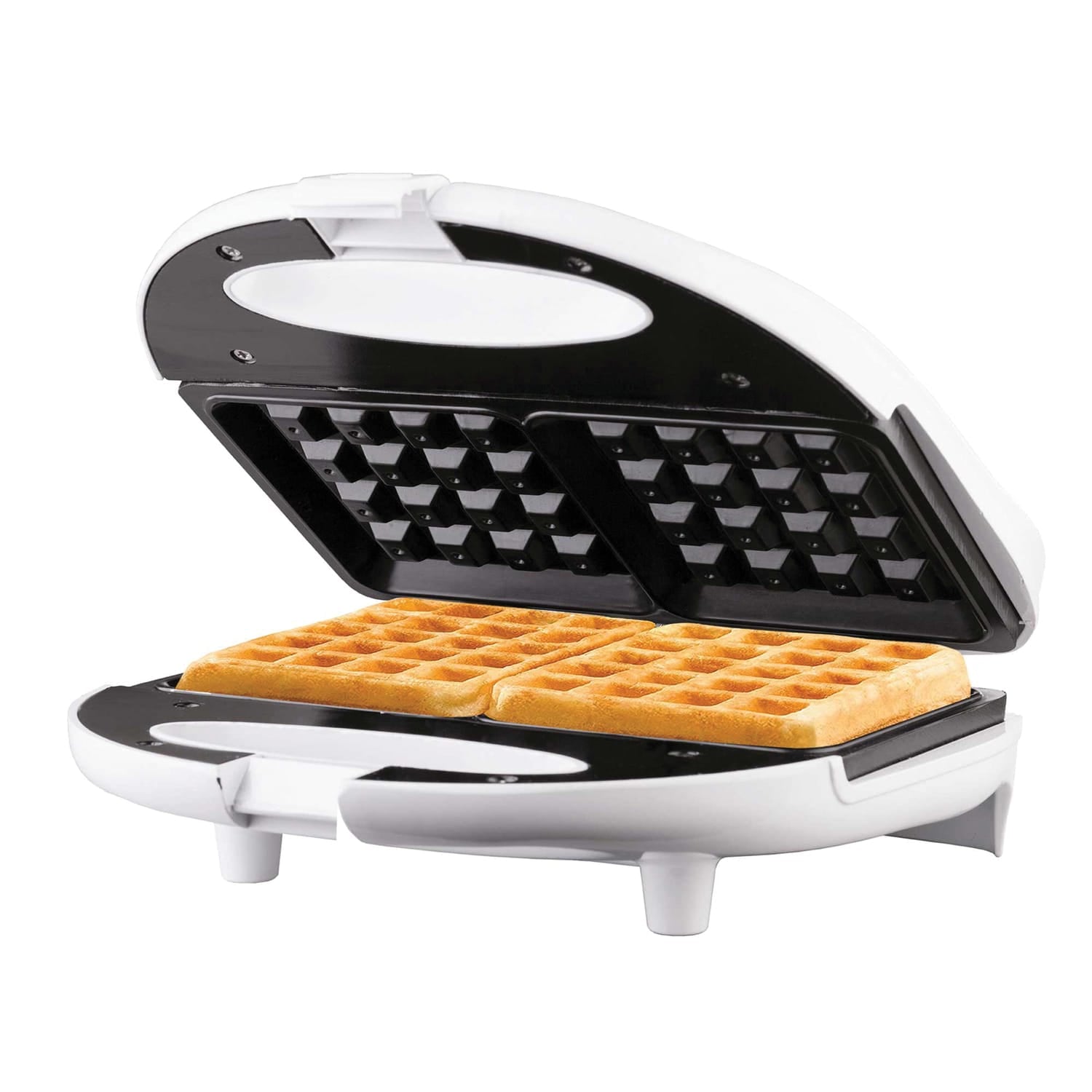 Brentwood Nonstick Dual Waffle Maker, White