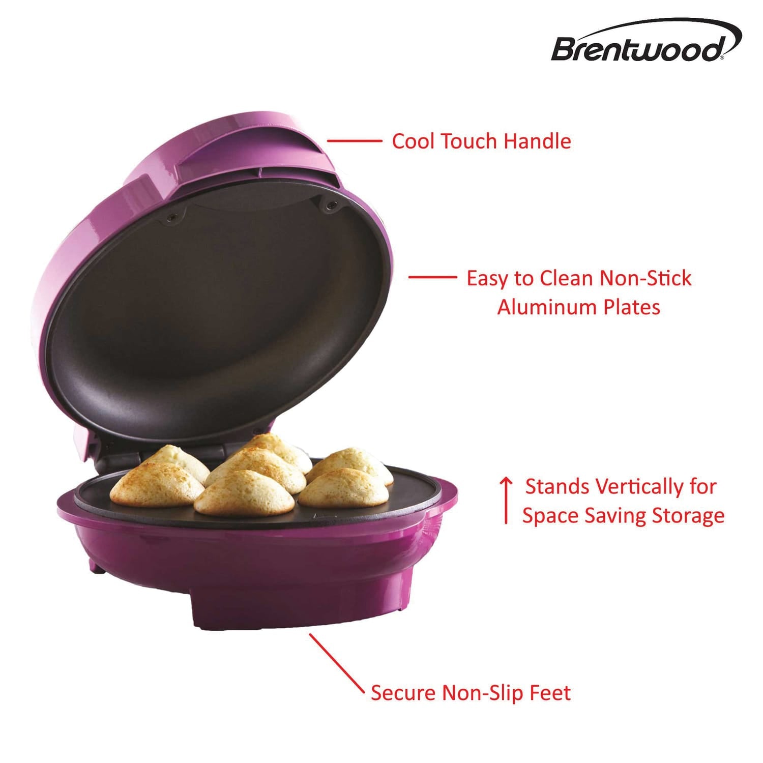 Brentwood Just For Fun Electric 7-Hole Nonstick Mini Cupcake Maker
