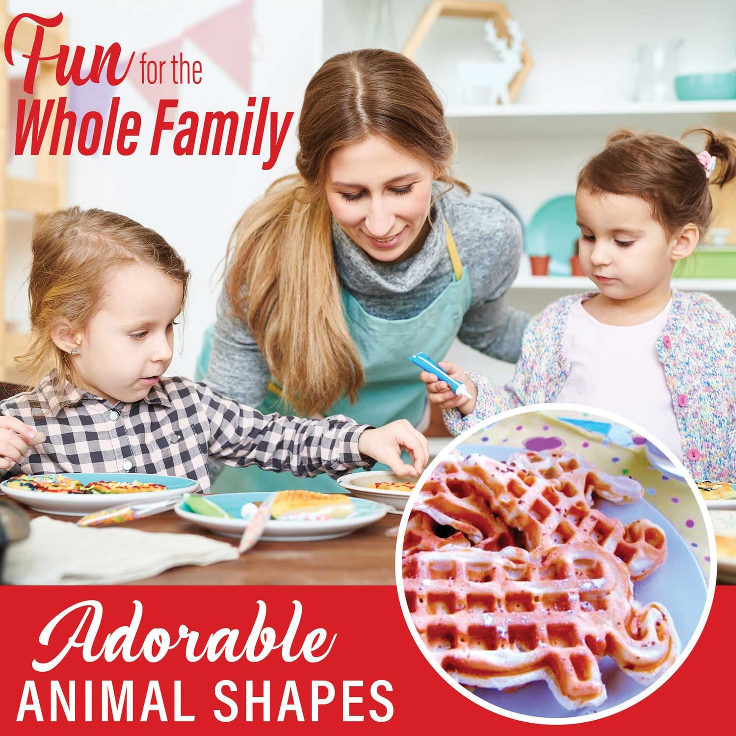 Brentwood Just For Fun Nonstick Animal Shape Electric Food Maker