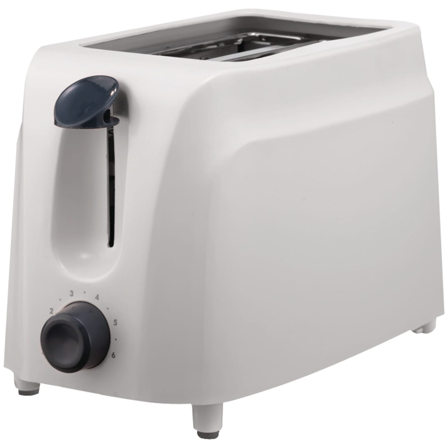 Brentwood Cool-Touch 2-Slice Toaster, White