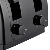 Brentwood Cool Touch 4-Slice Toaster, Black