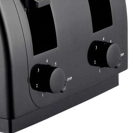 Brentwood Cool Touch 4-Slice Toaster, Black