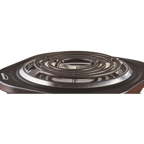 Brentwood 1000-Watt Single Electric Burner, Black