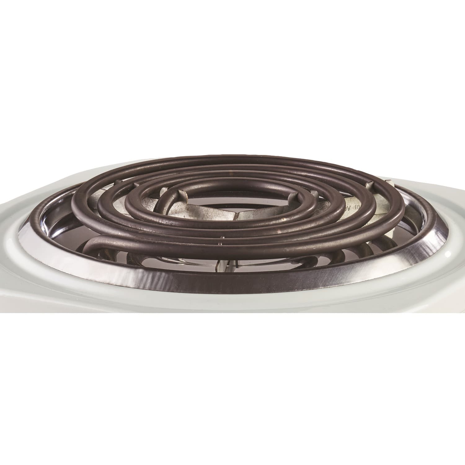 Brentwood 1000-Watt Single Electric Burner, White
