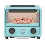 Brentwood 183-Cu. In., 3-L 500-Watt Stainless Steel Mini Toaster Oven, Blue