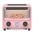 Brentwood 183-Cu. In., 3-L 500-Watt Stainless Steel Mini Toaster Oven, Pink