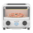 Brentwood 183-Cu. In., 3-L 500-Watt Stainless Steel Mini Toaster Oven, White