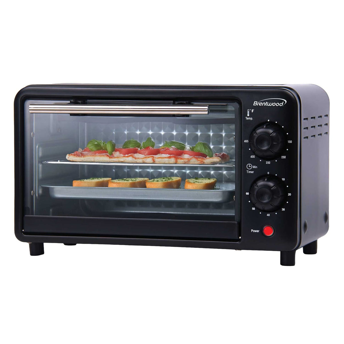 Brentwood 2-Slice 700-Watt Countertop Toaster Oven