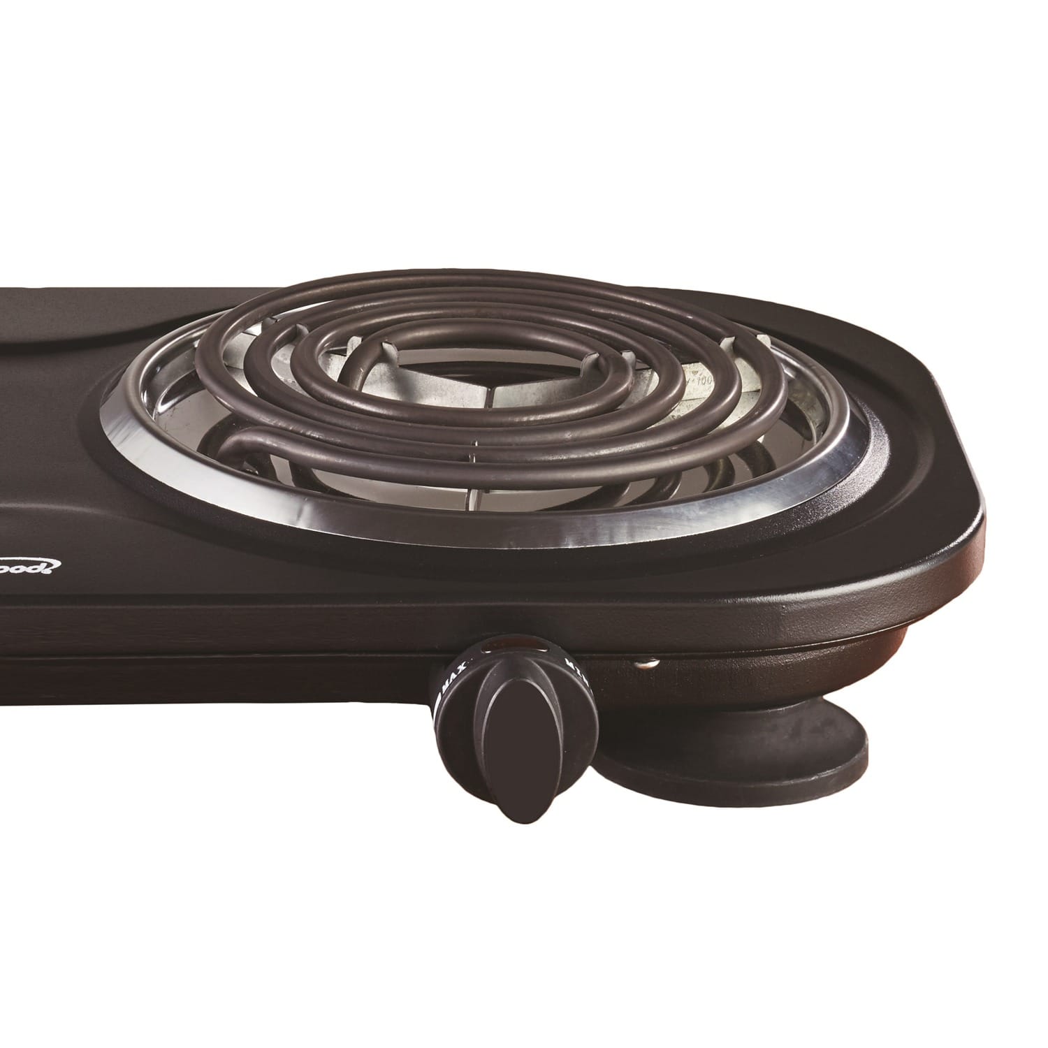 Brentwood 1500-Watt Double Electric Burner, Black