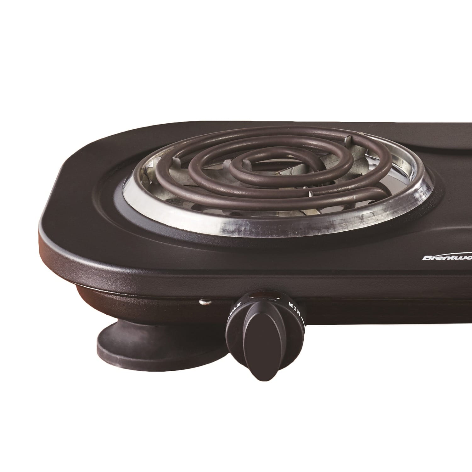 Brentwood 1500-Watt Double Electric Burner, Black