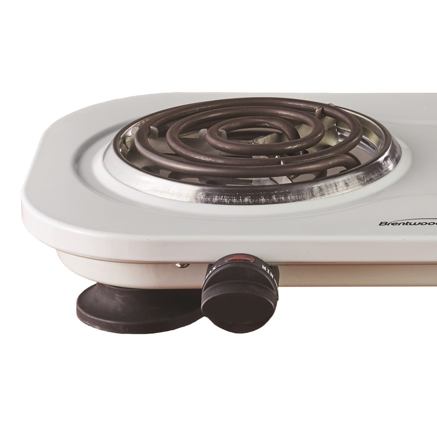 Brentwood 1500-Watt Double Electric Burner, White