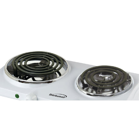 Brentwood 1500-Watt Double Electric Burner