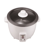 Brentwood 10-Cups Cooked/20-Cups Uncooked Electric Rice Cooker with Steamer, White