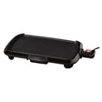 Brentwood TS-821 1200-Watt Non-Stick Electric Griddle with Drip Tray, Adjustable Temperature, and Cool-Touch Handles, 16 In. x 10 In., Black