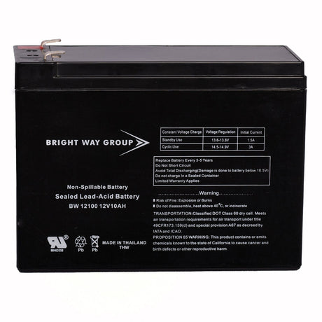 Bright Way Group BWG 12100-S F2 Sealed Lead Acid Battery