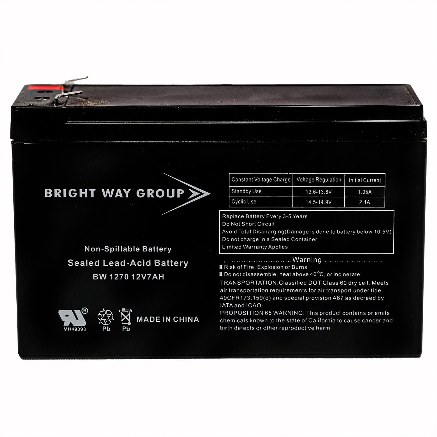 Bright Way Group BWG 1270 F1 Battery