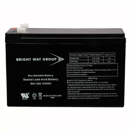 Bright Way Group BWG 1280 F1 Battery
