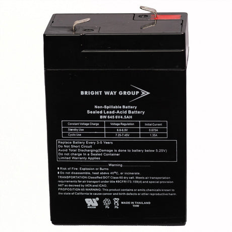 Bright Way Group BWG BW 645 F1 Battery