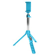 Bower 6-in-1 Multipod and Selfie Stick with Bluetooth Remote for Smartphones, Blue