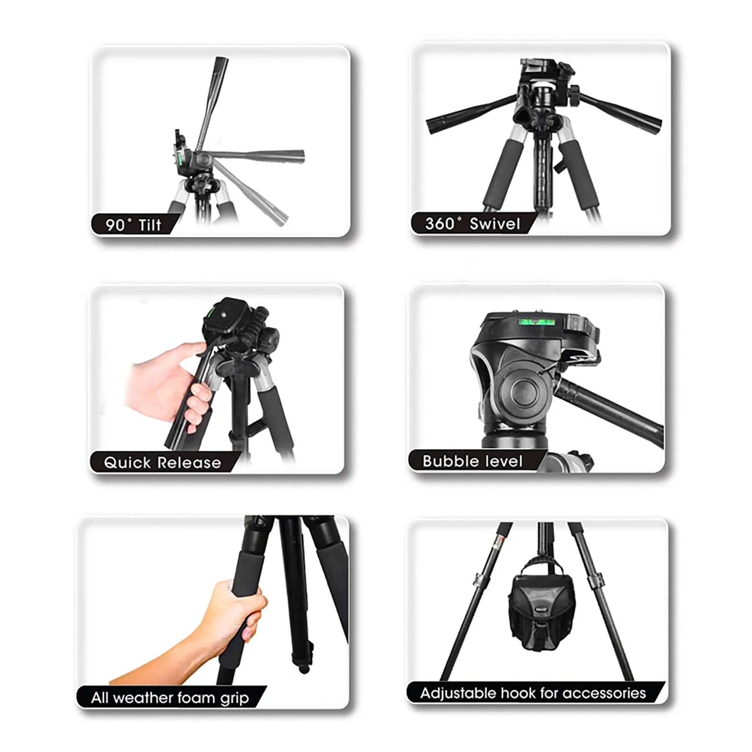 Bower Heavy-Duty Series 72-In. Tripod, VT6800