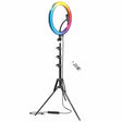 Bower RGB Selfie Ring Light Studio Kit with Wireless Remote Control and Tripod, 12 In.