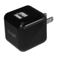 XYST 2.4-Amp Dual USB Wall Charger, Black