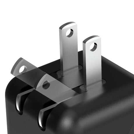 XYST 2.4-Amp Dual USB Wall Charger, Black
