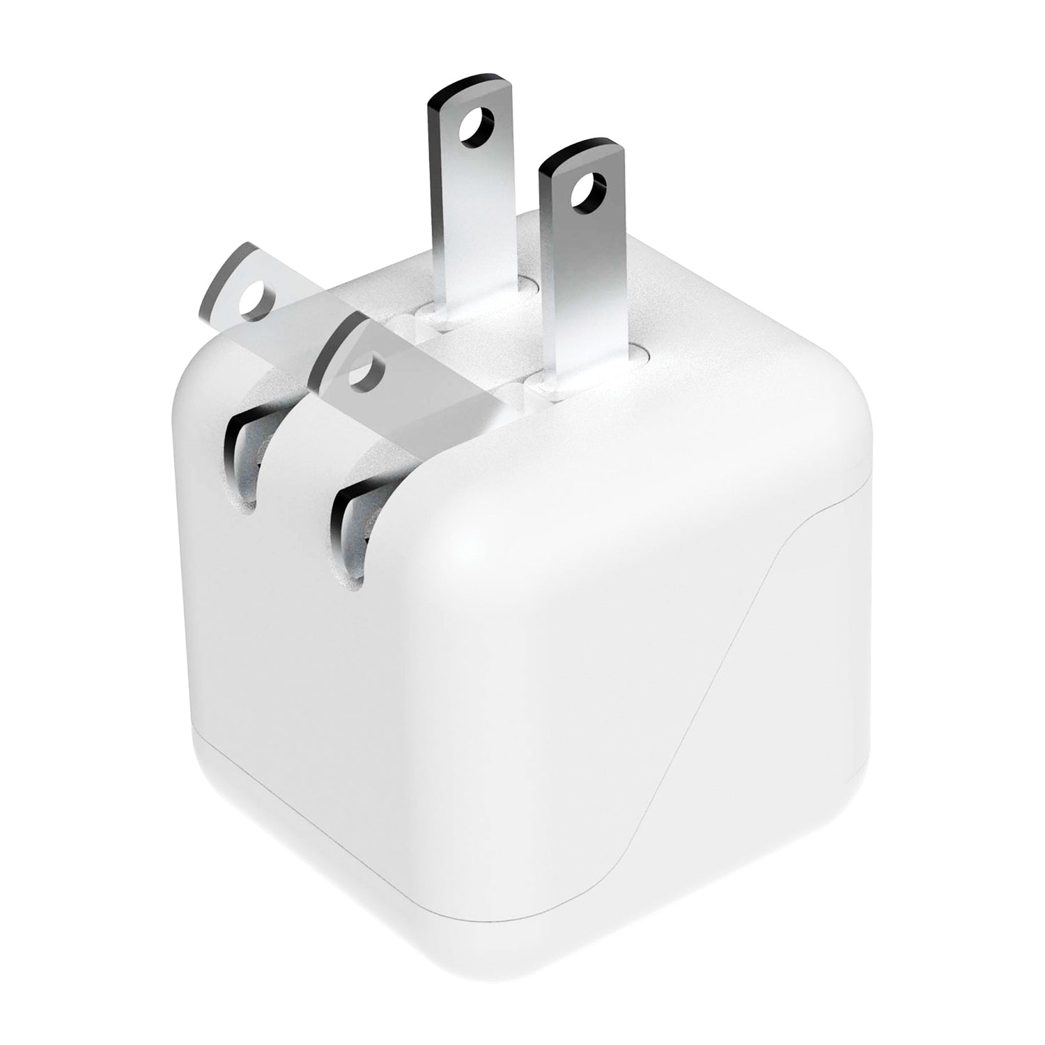 XYST 2.4-Amp Dual USB Wall Charger, White