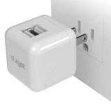 XYST 2.4-Amp Dual USB Wall Charger, White