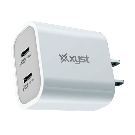 XYST 30-Watt Dual USB-C Wall Charger