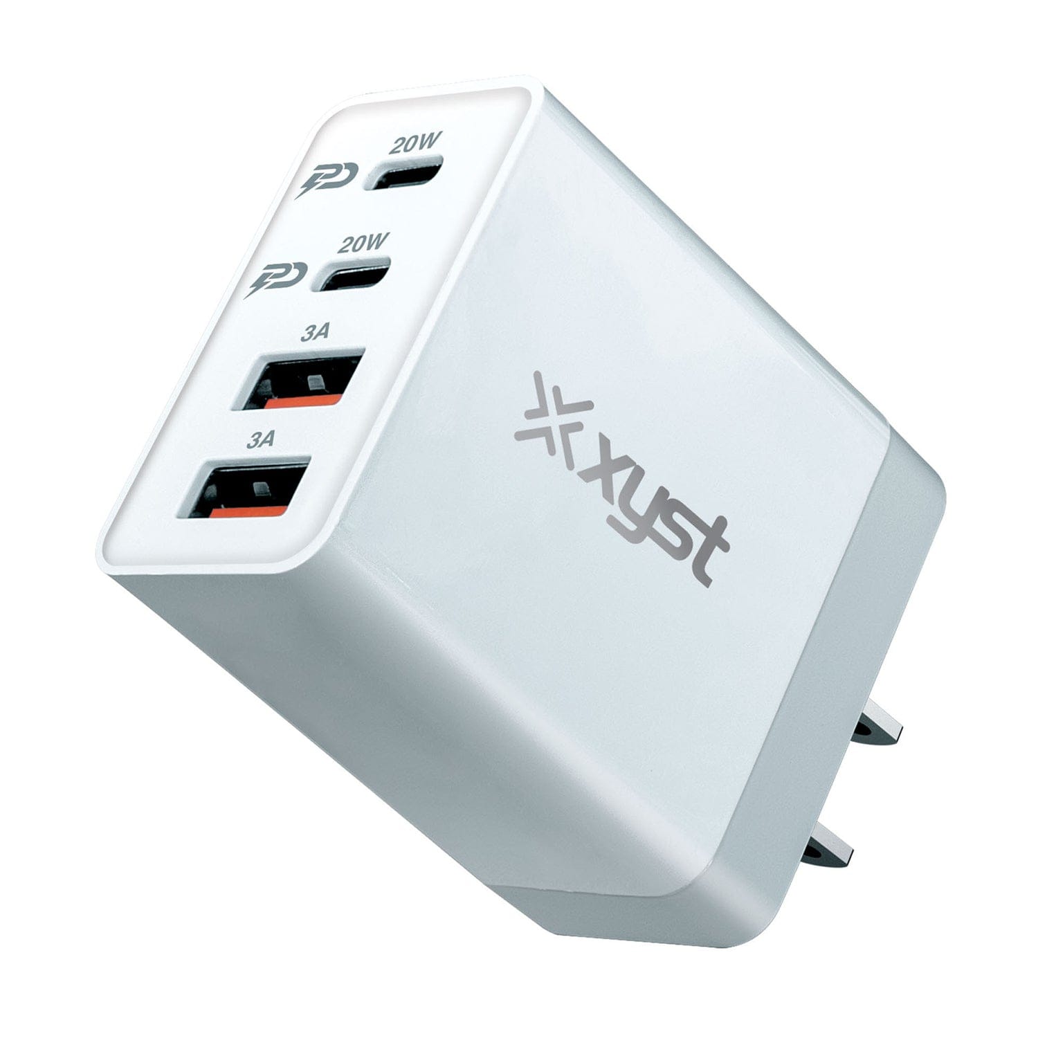 XYST 35-Watt 4-Port USB-A and USB-C Wall Charger