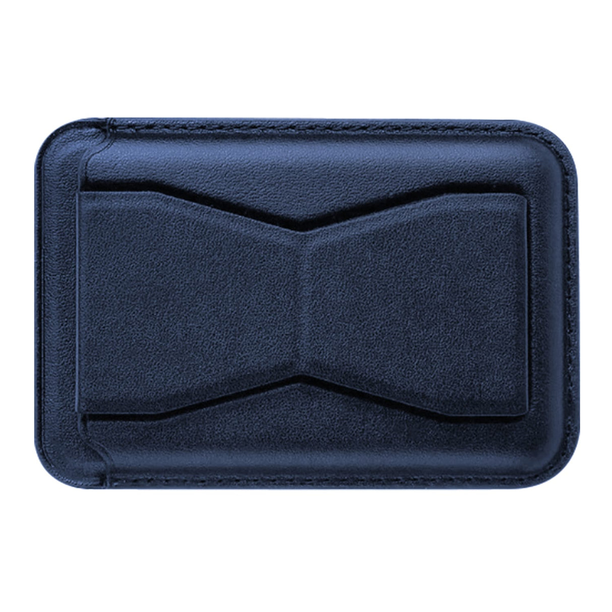 XYST 3-in-1 Phone Wallet with Adhesive Card Holder, Stand, and Grip, Navy Blue