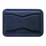 XYST 3-in-1 Phone Wallet with Adhesive Card Holder, Stand, and Grip, Navy Blue