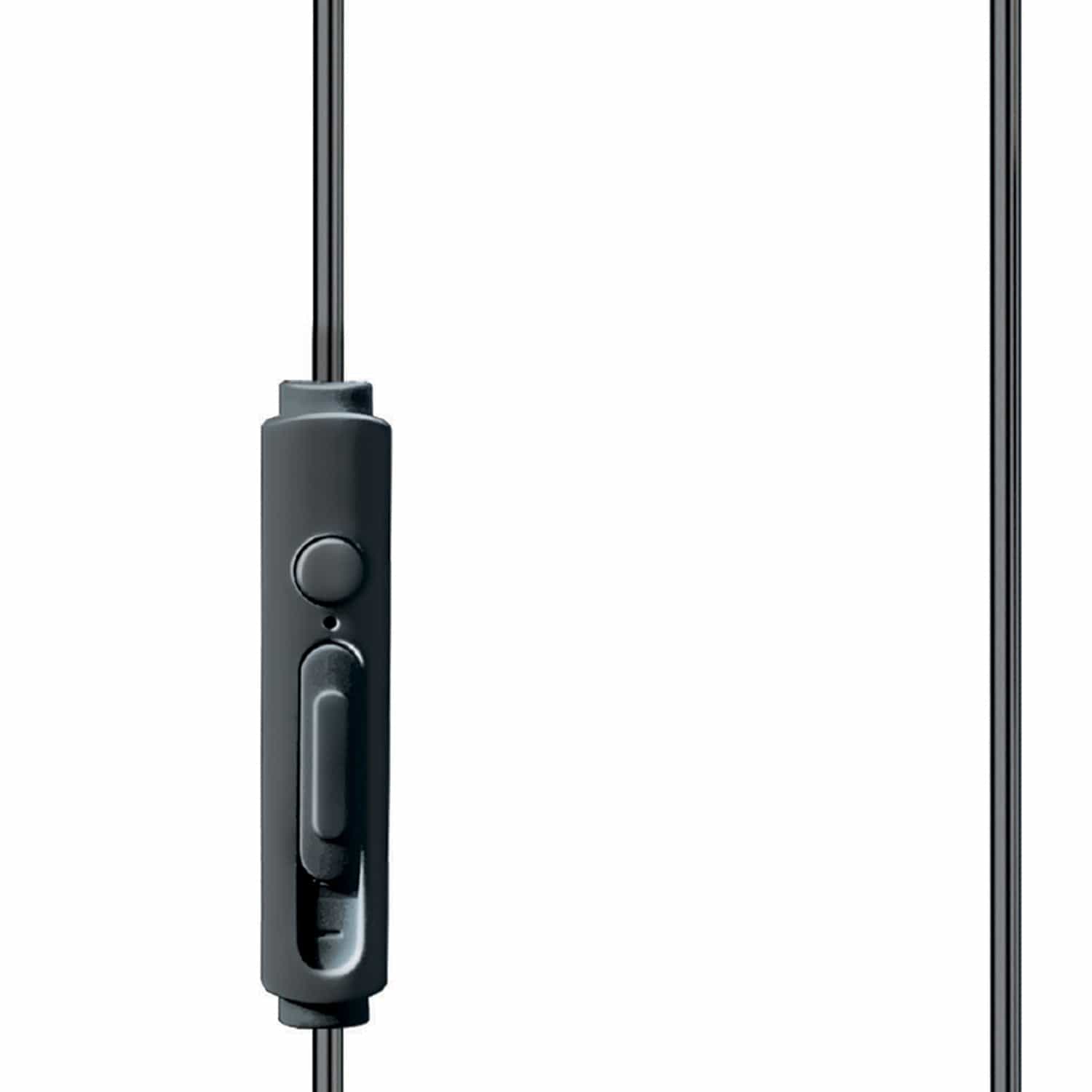 XYST Wired In-Ear Earbuds with In-Line Mic/Remote and 3.5-mm Connector, XYS-E3512, Black
