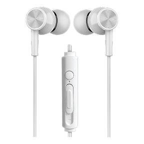 XYST Wired In-Ear Earbuds with In-Line Mic/Remote and 3.5-mm Connector, XYS-E3512, White