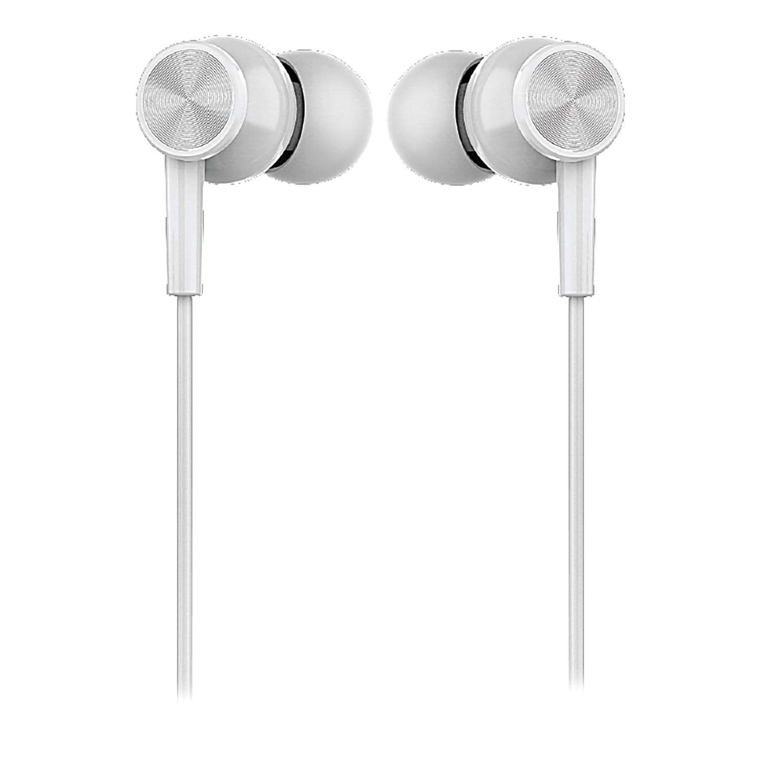 XYST Wired In-Ear Earbuds with In-Line Mic/Remote and 3.5-mm Connector, XYS-E3512, White