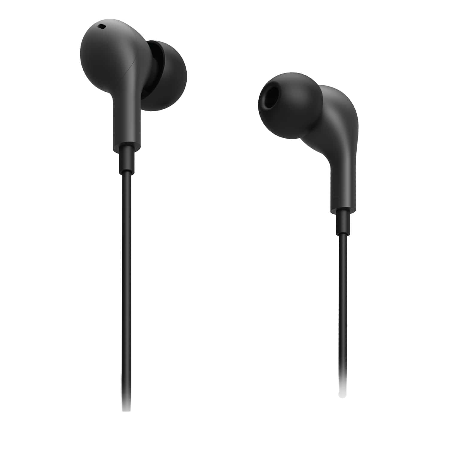 XYST Wired In-Ear Earphones with In-Line Microphone/Remote and USB-C Connector, XYS-EBTC15, Black