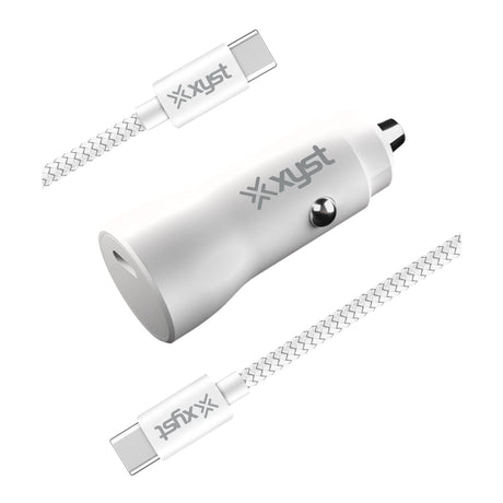 XYST 20-Watt Single-Port USB-C Power Delivery Wall Charging Kit with 6-Ft. Braided USB-C Cable, XYS-KITWCTC6W
