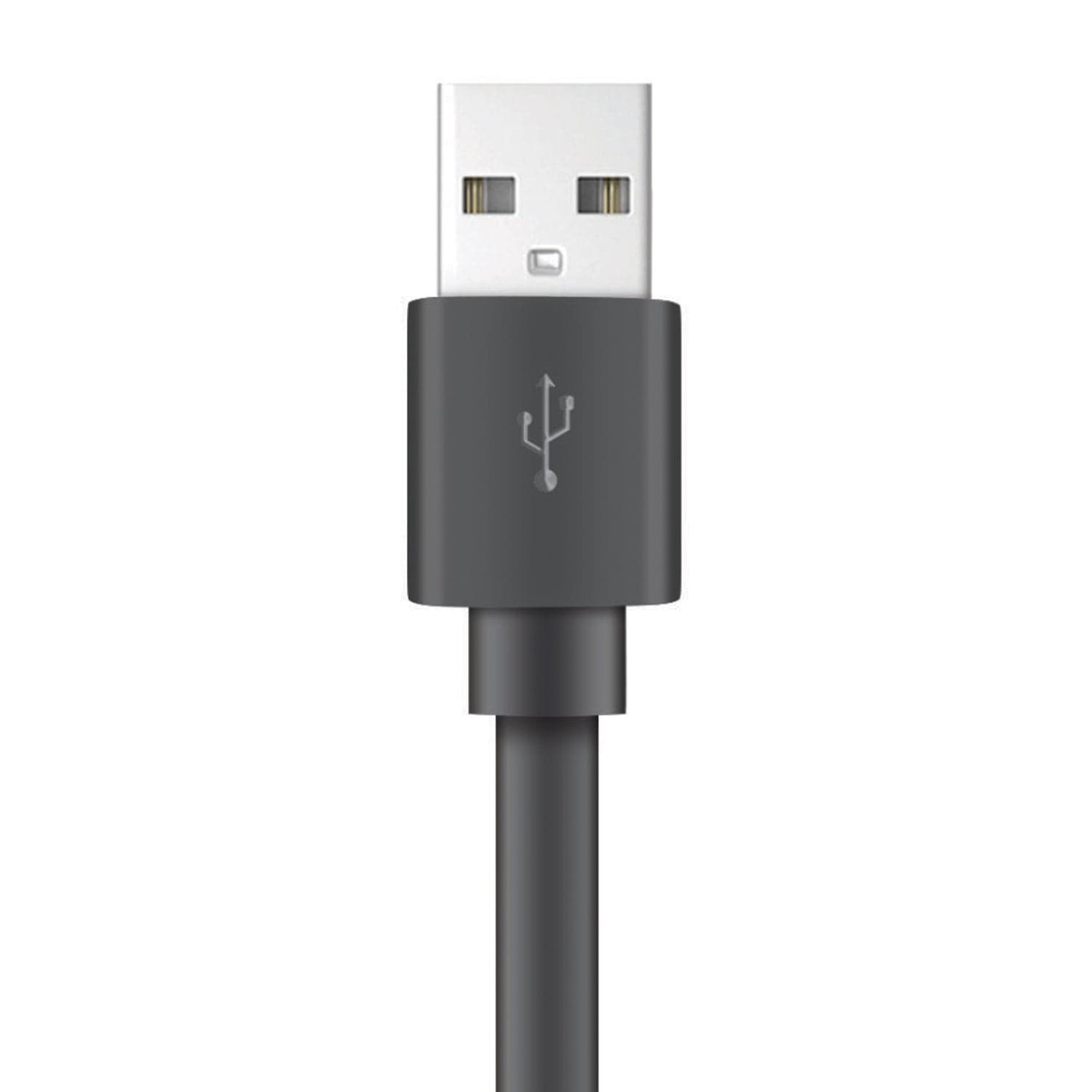 XYST Charge and Sync USB to Lightning Flat Cable, 4 Ft., Black