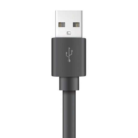 XYST Charge and Sync USB to Lightning Flat Cable, 4 Ft., Black