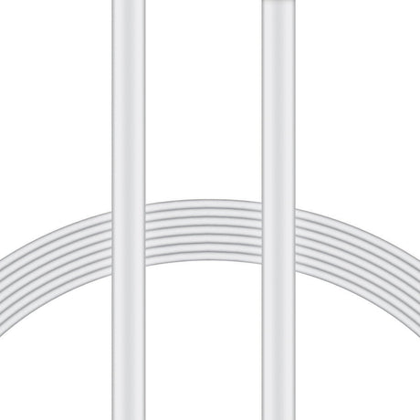 XYST Charge and Sync USB to Lightning Flat Cable, 4 Ft., White