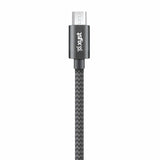 XYST Charge and Sync USB to Micro USB Braided Cable, 10 Ft., Black