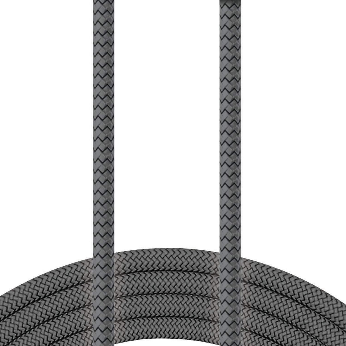 XYST Charge and Sync USB to Micro USB Braided Cable, 10 Ft., Black