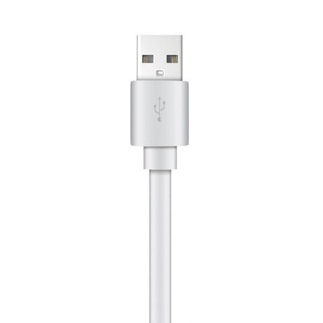 XYST Charge and Sync USB to Micro USB Flat Cable, 4 Ft., White