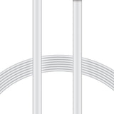XYST Charge and Sync USB to Micro USB Flat Cable, 4 Ft., White